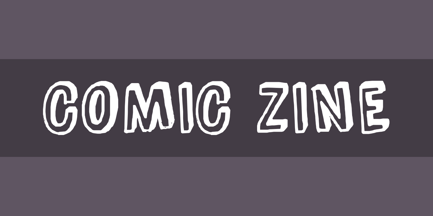 Font Comic Zine